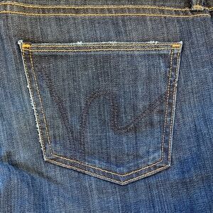 Citizens Of Humanity Dark Blue Denim Jeans